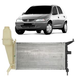 Radiador De Agua Celta 2000 A 2005 Manual Com Reservatorio