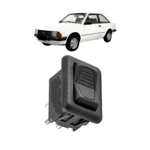 Tecla Vidro Eletrico Escort 1984 1985 1986 Simples