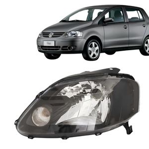Farol Foco Duplo Masc Cromada Fox 2003 A 2009