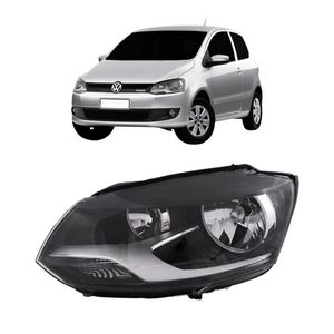 Farol Fox 2011 2012 2013 2014 Foco Duplo Mascara Negra