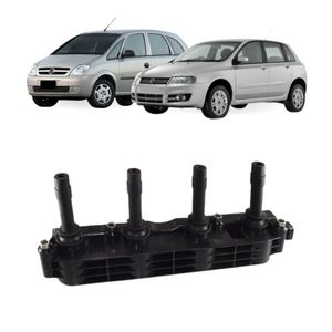 Bobina Ignicao Stilo 03/07 1.8 16v/meriva 03/04 1.8 16v 6 Pinos