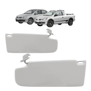 Quebra Sol Gol Saveiro Voyage 2009 A 2016 G5 G6 Com Espelho