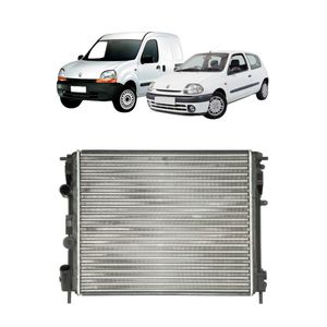 Radiador Clio 1999 A 2008 1.0 1.6 Com Ar