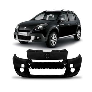 Parachoque Dianteiro Furo Milha Sandero Stepway 2011 A 2014