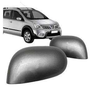 Capa De Retrovisor Livina 2009 2010 2011 2012 A 2017 Cinza