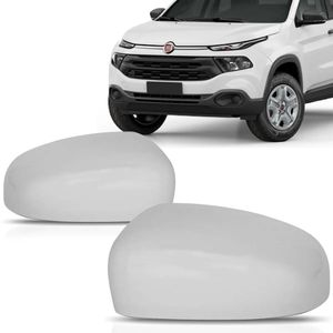 Capa Retrovisor Toro 2016 2017 2018 2019 Branco