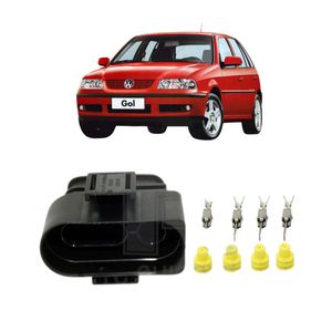 Conector Sonda Lambda Gol 1997 A 2006 A4 1994 A 2001 4 Vias