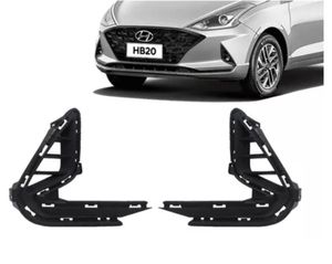 Grade Lateral Parachoque Hb20 2021 2022 Sem Furo Para Friso