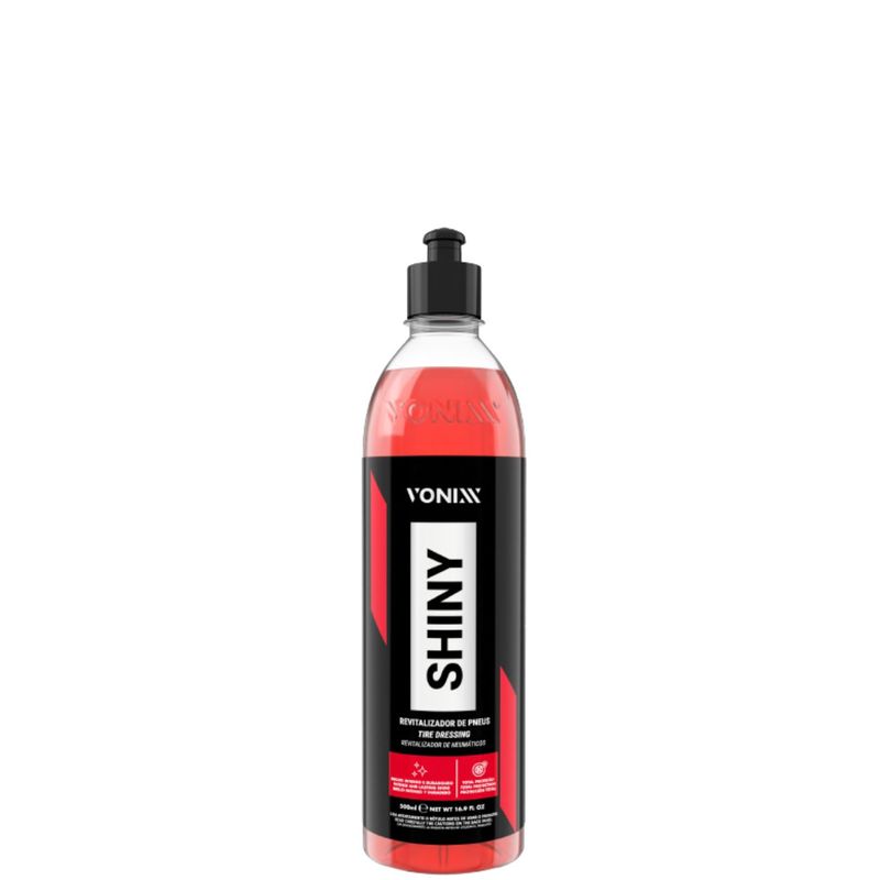Shiny 500ml Revitalizador Protetor Brilho De Pneus - Fuscão Preto