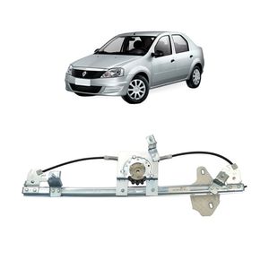 Maquina Vidro Eletrica Dianteira Logan 07 A 2013 S/motor Fix