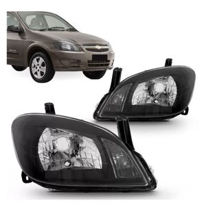 Farol Celta 2007 A 2016 Prisma 2007 A 2012 Mascara Negra