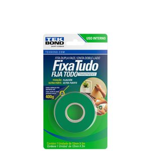 Fita Acrilica Dupla Face Fixa Tudo Tekbond Para Uso Interno
