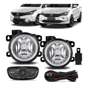 Kit Farol Milha Argo E Cronos 2016 2017 2018 2019