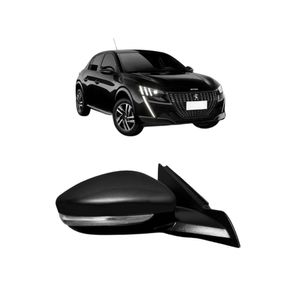 Retrovisor 208 2020 A 2024 C/pisca Eletrico Capa Lisa