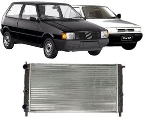 Radiador Uno Fiorino 1995 96 97 98 99 2000 A 2004 1.0 1.5 8v