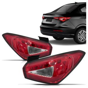 Lanterna Traseira Cronos 2018 2019 A 2023 Canto Bicolor Fume