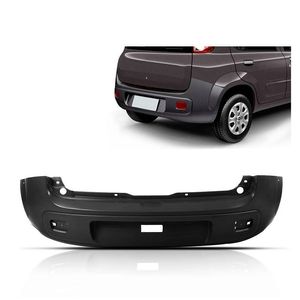 Parachoque Traseiro Preto Texturizado Uno 2010 A 2014