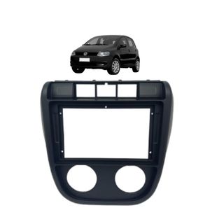 Moldura 2 Din Fox 2003 A 2009 9 Polegadas Preta