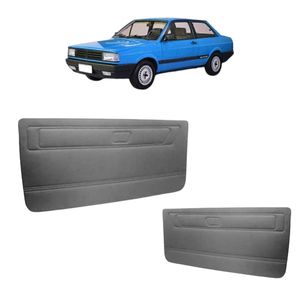 Forro De Porta Couro Sintetico Gol 1988 A 1994 Cinza