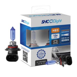 Par Lampada Super Branca Hb3 12v 9005 8500k