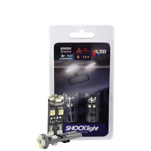 Lampada Led Pingo Shocklight Com Canbus 3528 T10-8 24 Smd