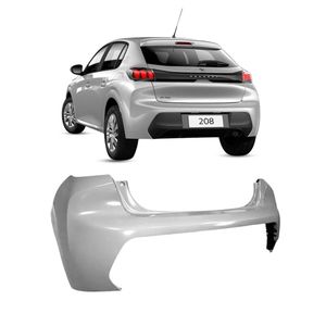 Parachoque Traseiro Peugeot 208 2020 2021 2022 2023 2024
