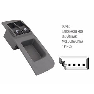 Tecla De Vidro Palio / Grans Siena 2012/ Duplo Cinza