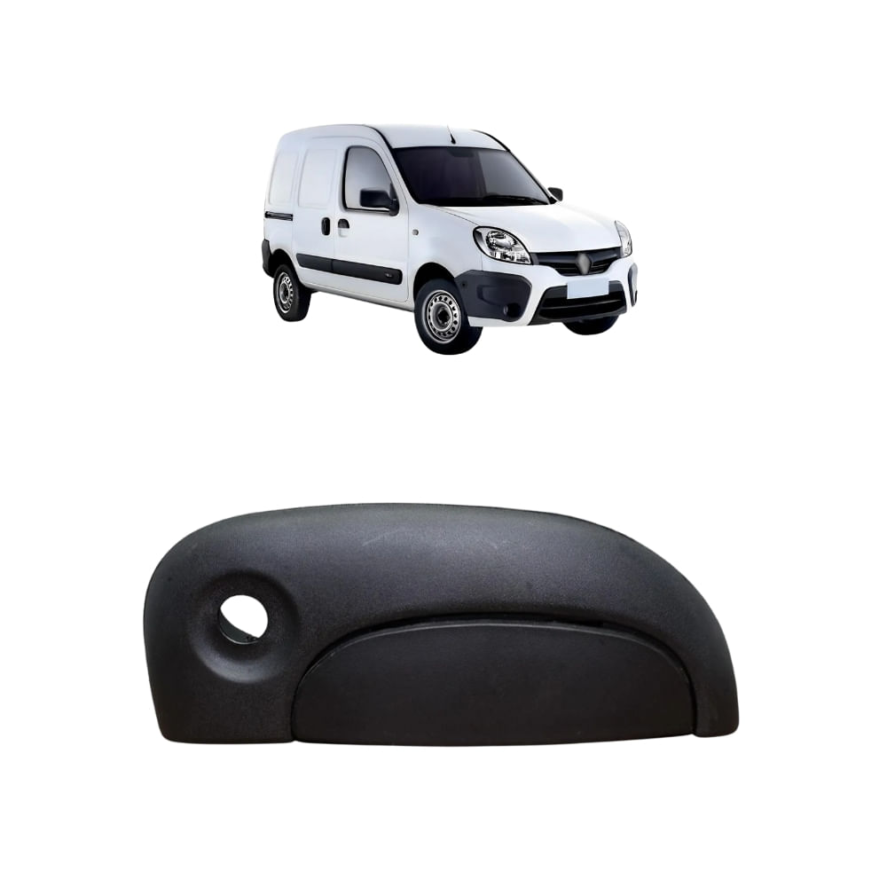 Macaneta Externa Dianteira Kangoo 2000 2001 2002 2003 A 2005 - Fuscão Preto