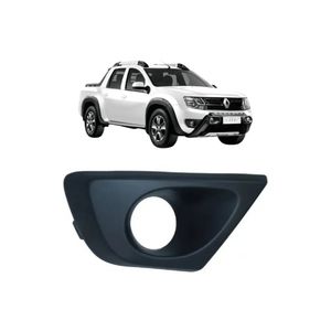 Grade Lateral Parachoque Duster 2016 A 2020 C/furo Preto