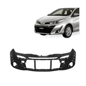 Parachoque Dianteiro Preto Liso Yaris 2018 2019 2020