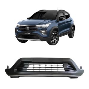 Grade Parachoque Central Inferior Preta Pulse 2022 A 2025