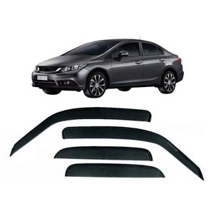 Calha De Chuva Defletor Civic 2012 A 2016 04 Portas