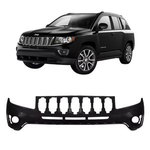 Parachoque Compass 2011 A 2013 Dianteiro Preto Liso