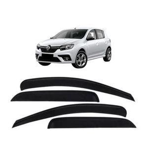Calha Chuva Defletor Sandero 2014 A 2023 4 Portas