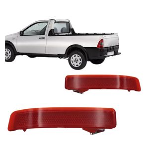 Refletor Parachoque Strada 2004 2005 A 2013