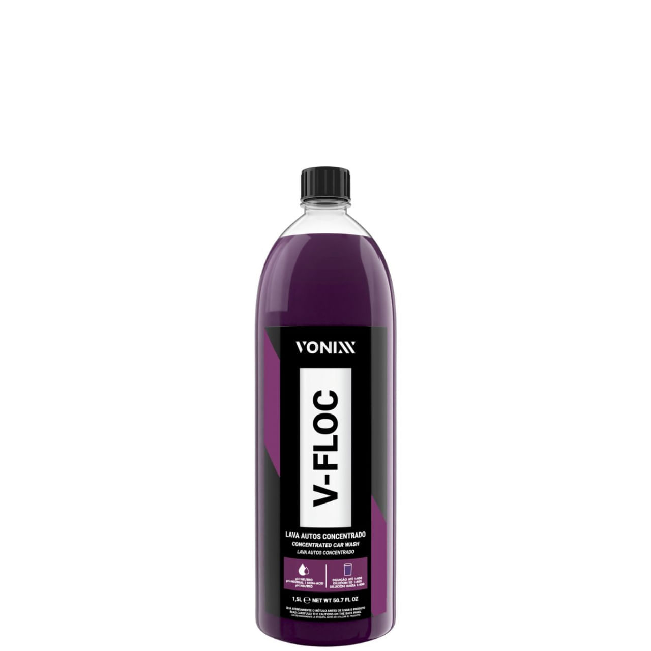 V-floc Lava Autos 1,5l Super Concentrado - Fuscão Preto