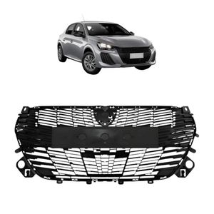 Grade Parachoque Dianteiro 208 2025 A 2026 Preto