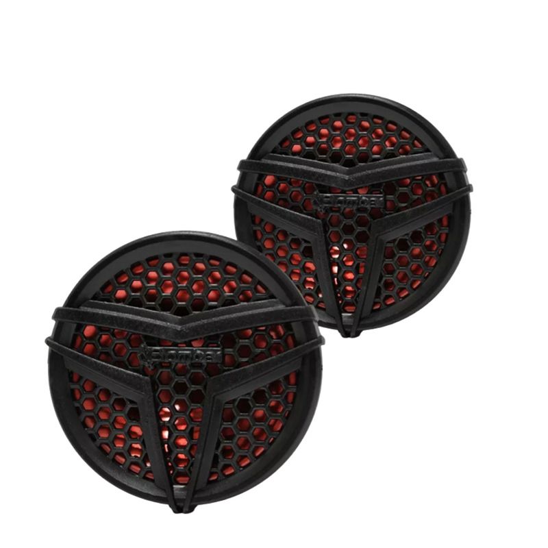 Tweeter Auto A Cupola 120W 2-20kHz 4Ω In ABS – Coppia Di Altoparlanti Con Crossover Integrato Per Audio Chiaro E Potente, Facile Installazione Universale - 2