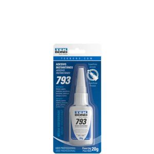 Cola Adesiva Instantanea 793 Tekbond Multiuso Bico Fino