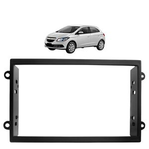 Moldura 2 Din Onix Cobalt Spin Prisma 2013 A 2019 Preto