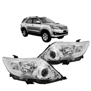 Farol Dianteiro Sw4 Fortuner 2012 A 2015 Manual Cromado