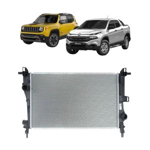 Radiador Toro E Renegade 2016 2017 2018 2019 A 2021 1.8 16v