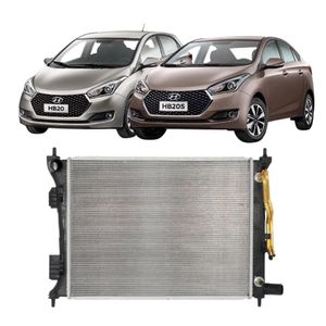 Radiador Hb20 Hb20s 1.6 16v 2014 2015 2016 2017 2018