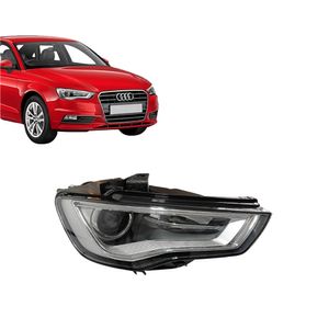 Farol Audi A3 2012 2013 2014 A 2016 Mascara Cromada Sem Leds
