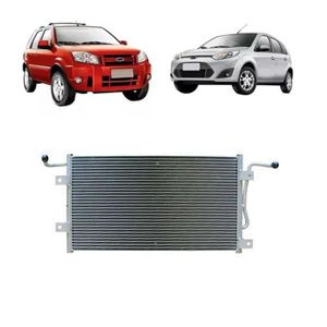 Condensador Fiesta Ecosport 2004 A 2011 1.0 1.6 8v