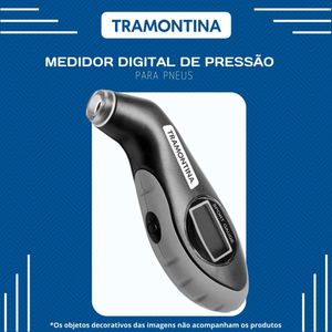 Medidor Digital De Pressao Tramontina Para Pneus