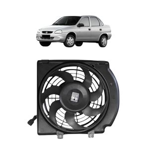 Motor Ventilador Radiador Classic 2000 A 2012 Com Ar