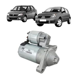 Motor Arranque Logan/sandero 07/13 Clio 02/09 Kangoo 00/16  Megane 01/12 Scenic 99/10 Symbol 09/13 1.6