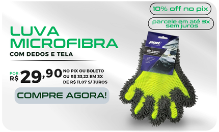 luva microfibra com dedos e tela